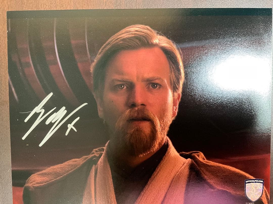 star wars サイン オビワン ボバフェット　直筆サインフォトセット