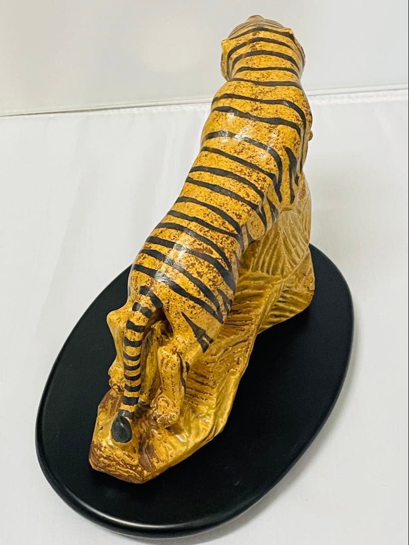 京焼＊清水焼鈴木健司作　陶器製寅床飾