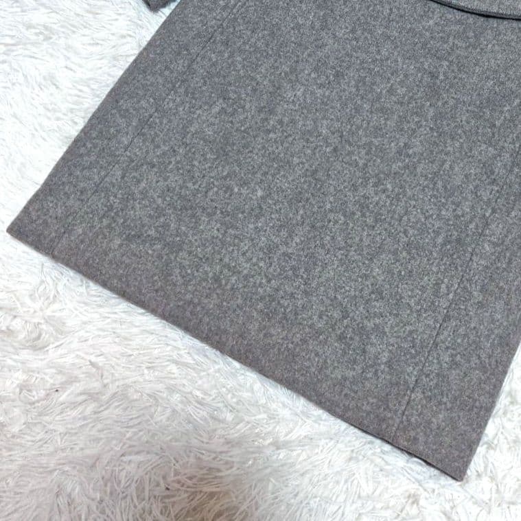 美品　スローブイエナ　ウールカシミヤフーディコート　日本製　スーパー100