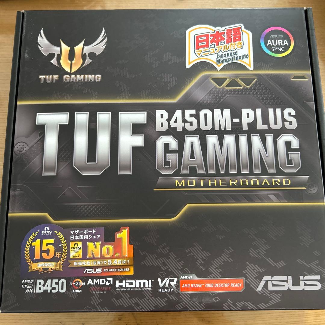 マザーボード ASUS TUF B450M PLUS GAMING Ryzen5 1600x
