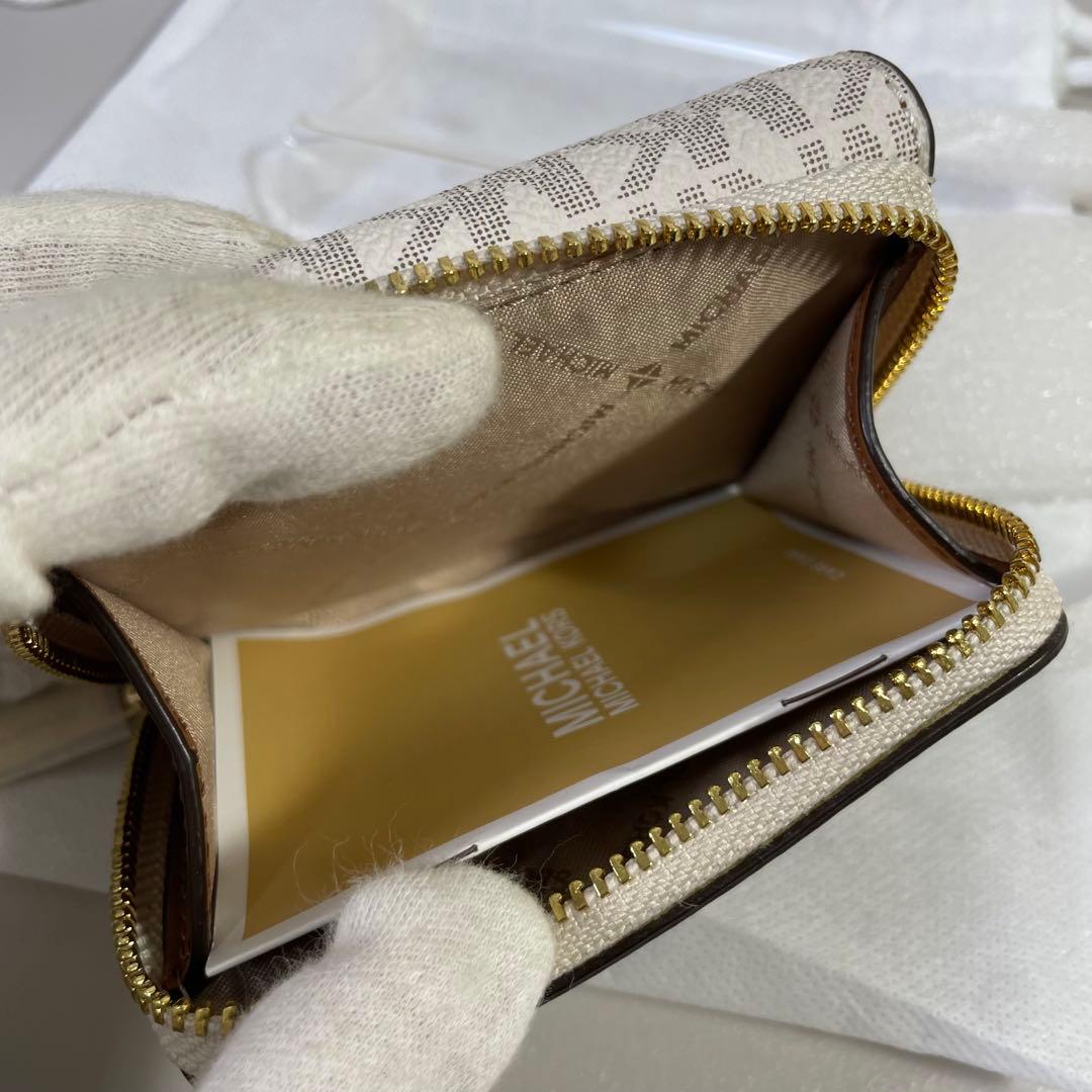 り*あ様 【新品】MICHAEL KORS マイケルコース モノグラム 三つ折り