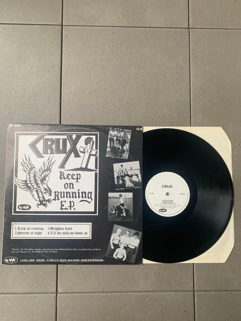 Crux / Crash – Keep On Running E.P.