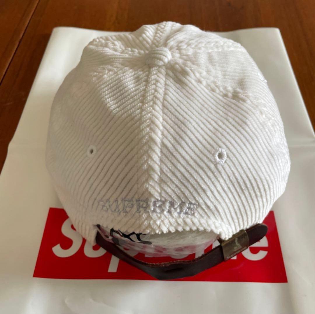 Supreme S Logo Corduroy Cap White 白 Sロゴ