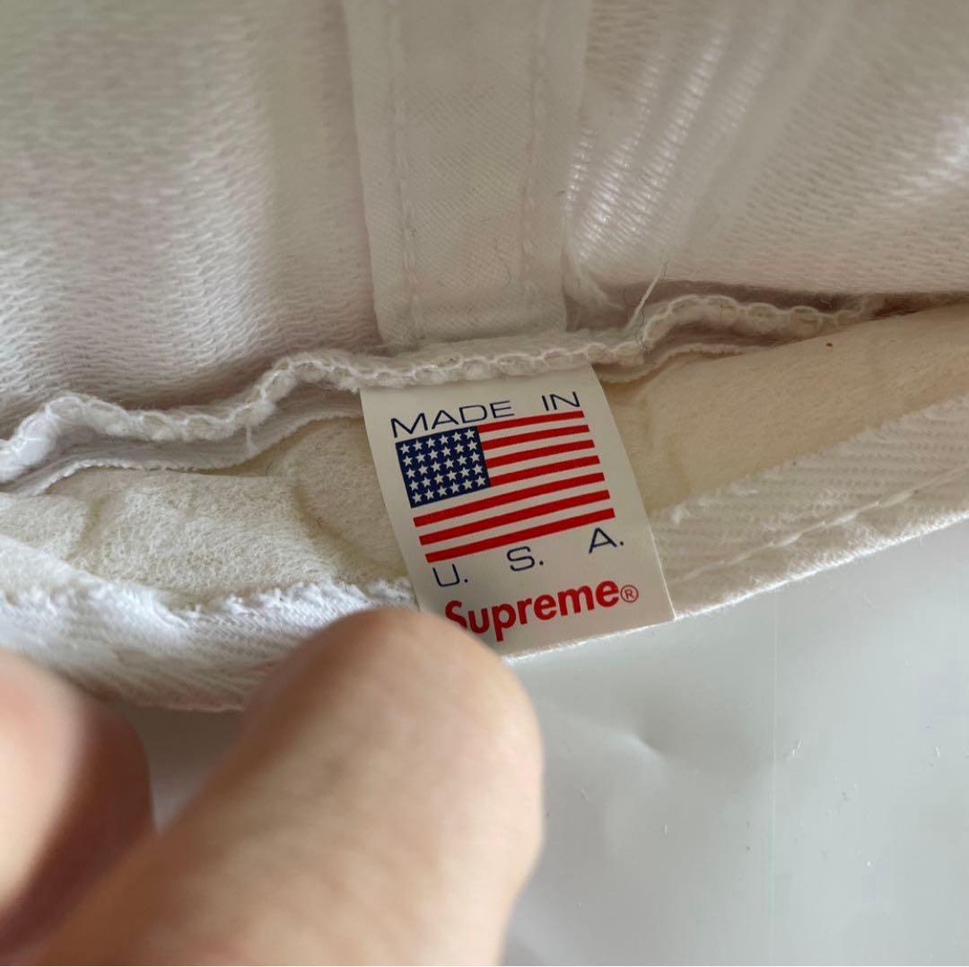 Supreme S Logo Corduroy Cap White 白 Sロゴ