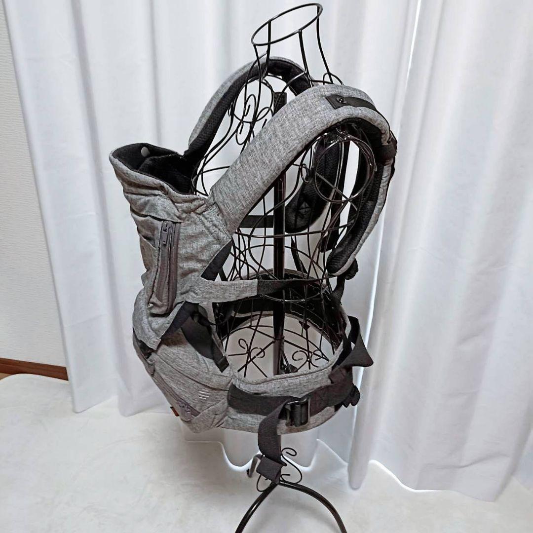 【美品】 ヒップシート　tran napnap 　トラン 抱っこ紐 グレー