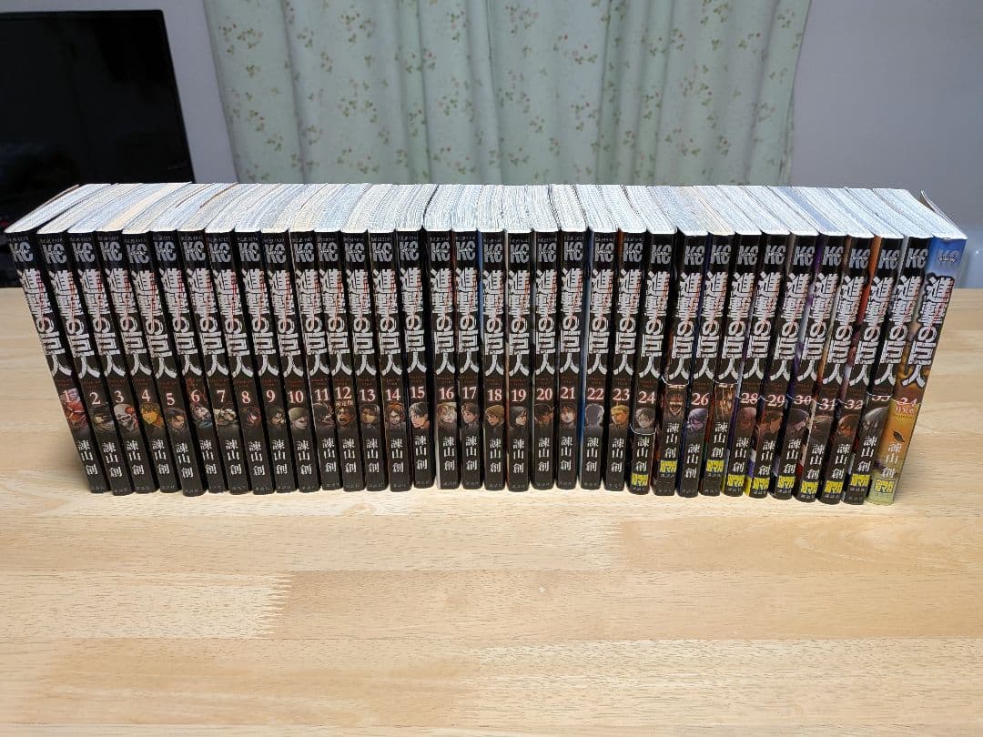 進撃の巨人 全34巻＋1冊 セット 34巻 特装版 幻のネーム本付き 送料無料