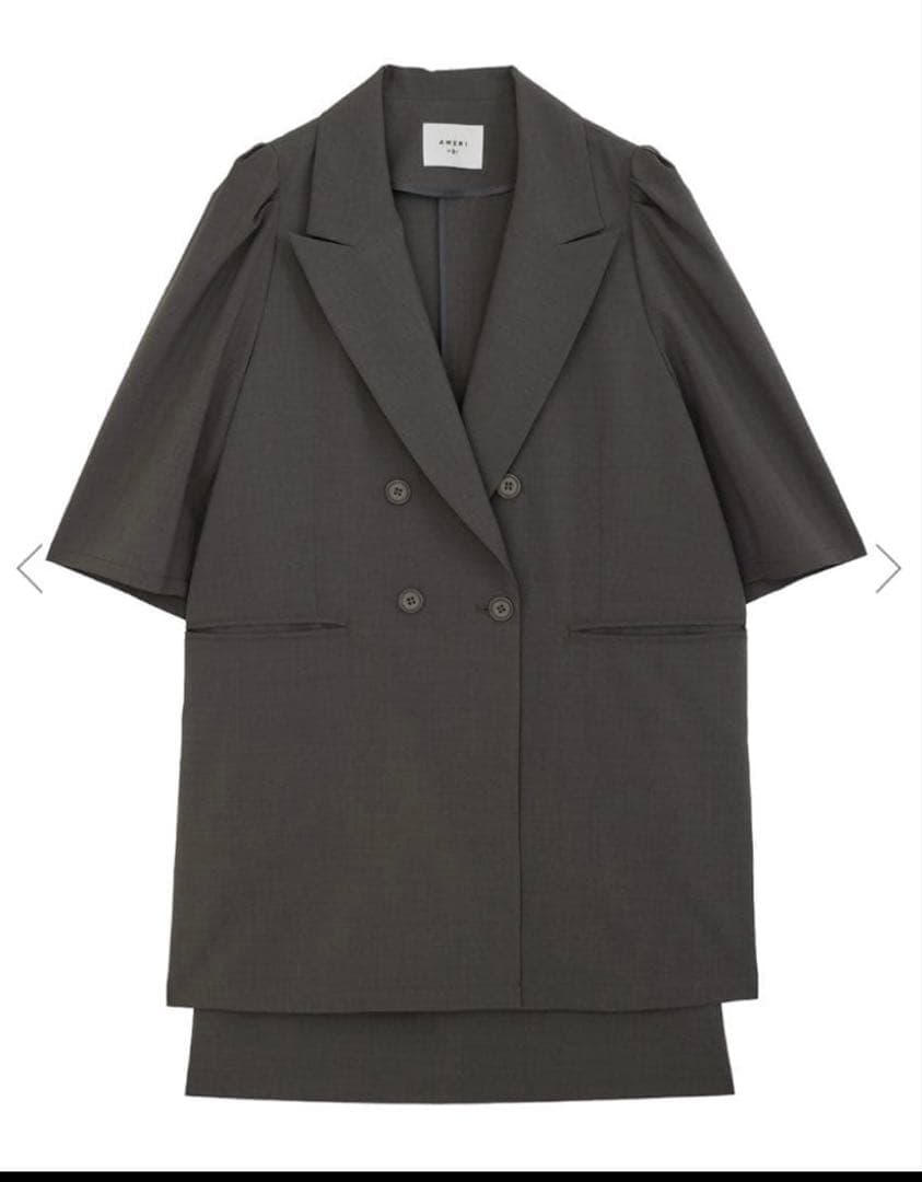 ジャケット・アウター Ameri Puff Half Sleeve Jacket with Skirt