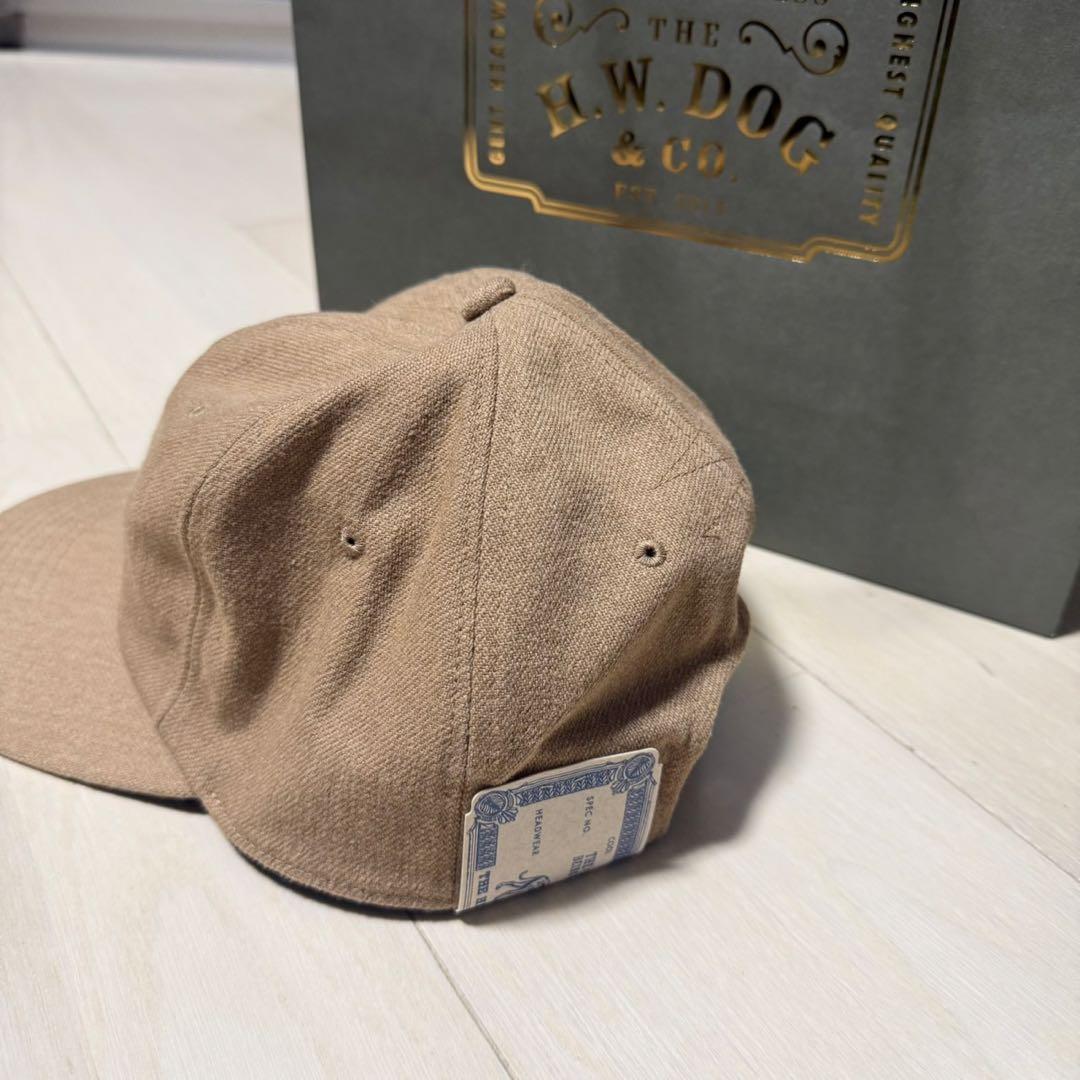 H.W. DOG & CO. ベージュ ベースボールキャップ