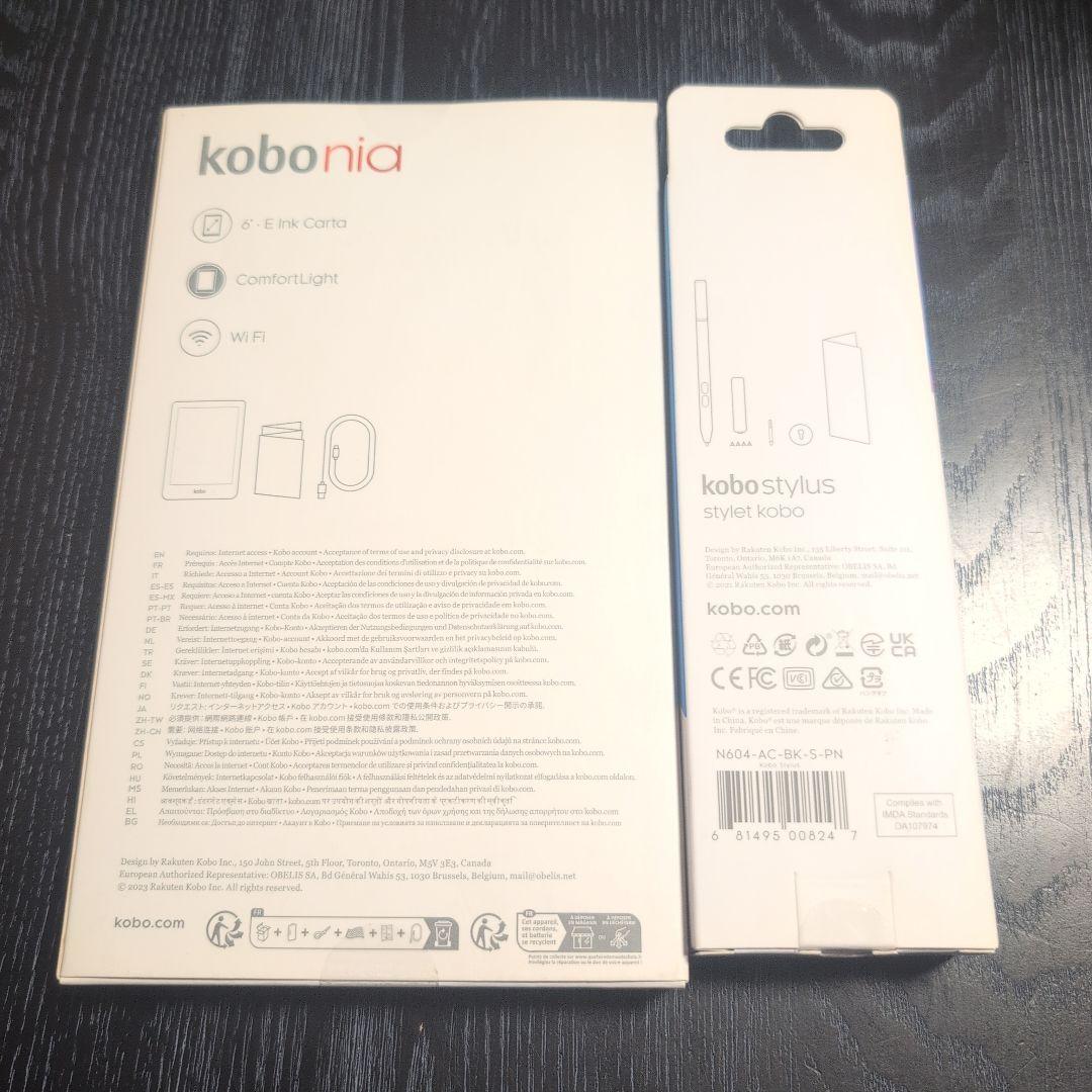 kobo nia 電子書籍リーダー 本体 + kobo stylus