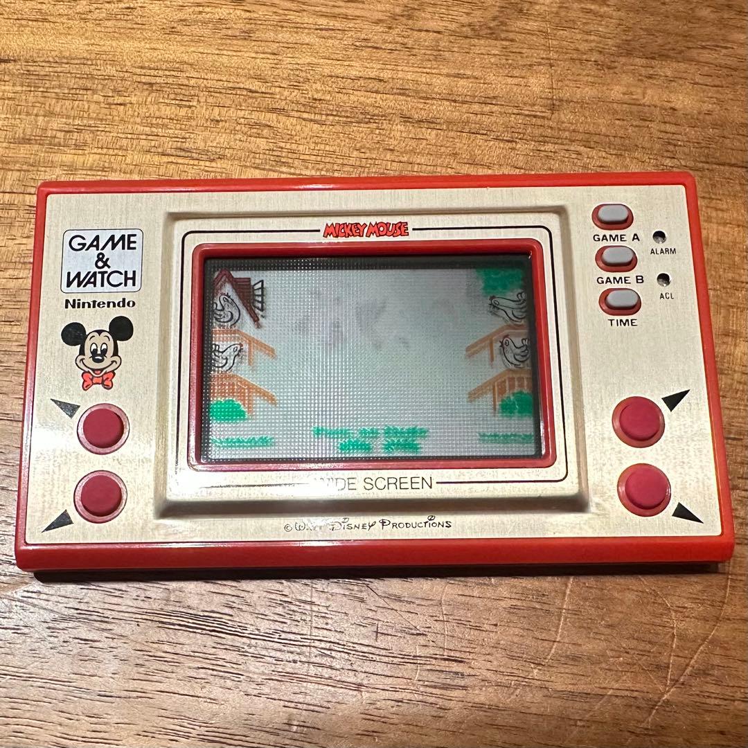 ゲームウォッチ　ミッキーマウス　任天堂　ニンテンドー