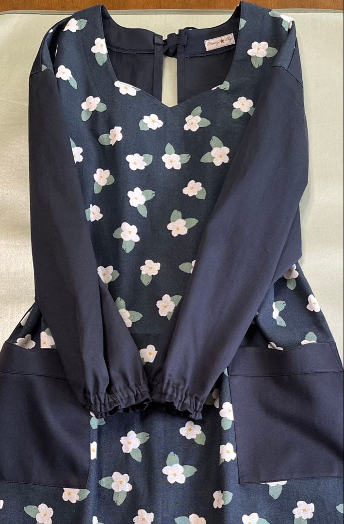割烹着Ｎ357ルームウェアハンドメイド