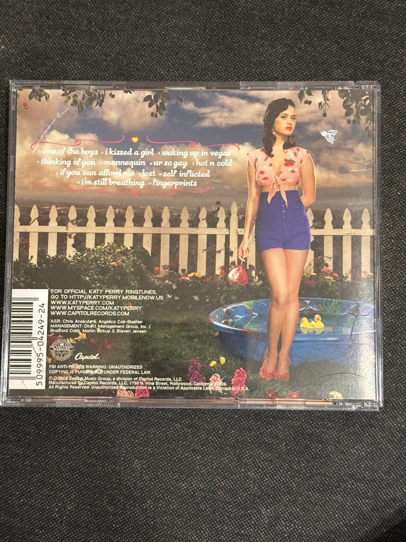 katy perry one of the boys CDサイン付きブックレット
