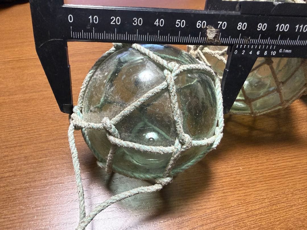 ガラス玉　漁具中古品フロート　浮き玉５０個