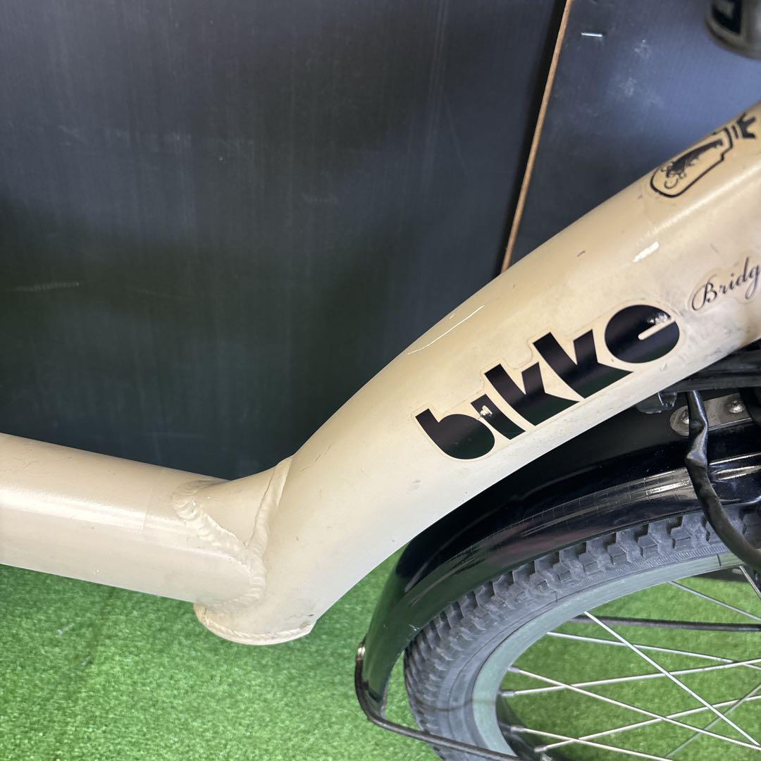 電動自転車 BS bikke ベージュ 3人乗り対応　33