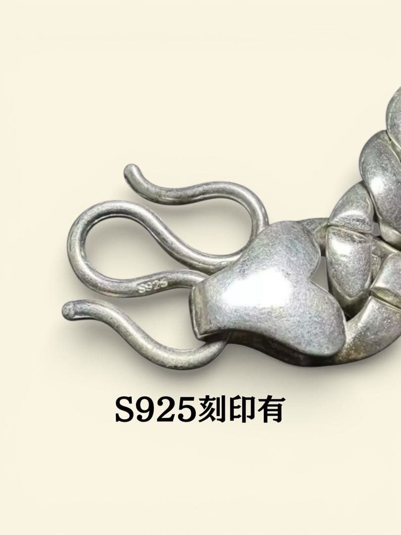 S925刻印　喜平　チェーン ネックレス 15mm 57cm ヴィンテージ