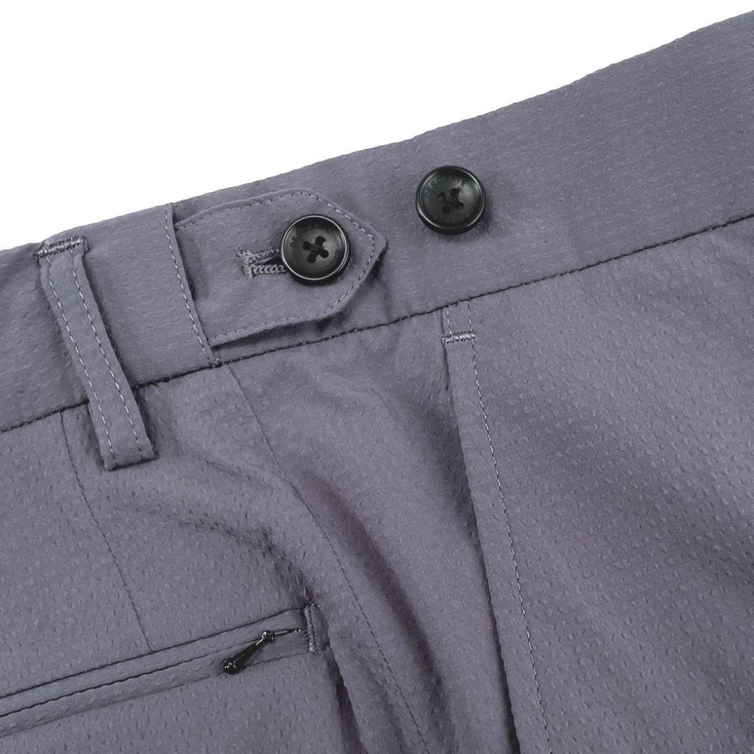 DESCENTE【デサント】 シアサッカースーツ 軽量　薄手　グレー