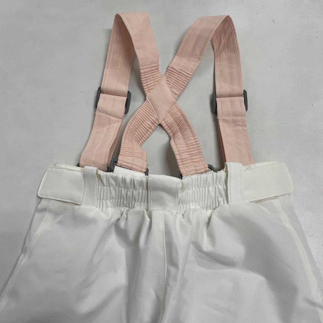 130 ピンク×白 スキーウェア 上下セット 130cm AB33WW1408J