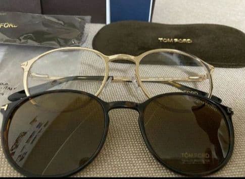 レア TOM FORD 眼鏡 マグネット・クリップオンタイプ 新品・正規品