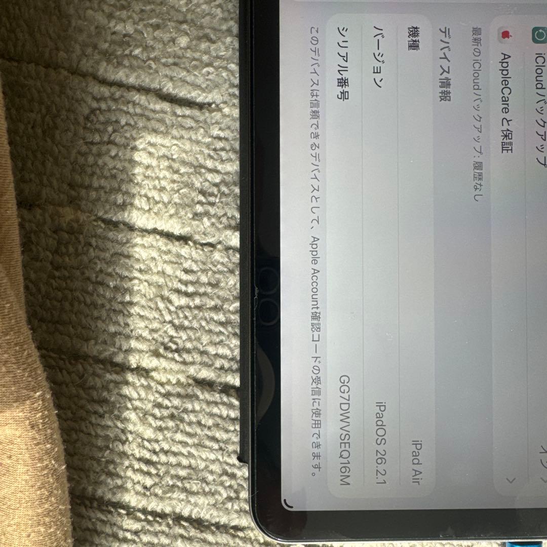 iPad本体 iPad