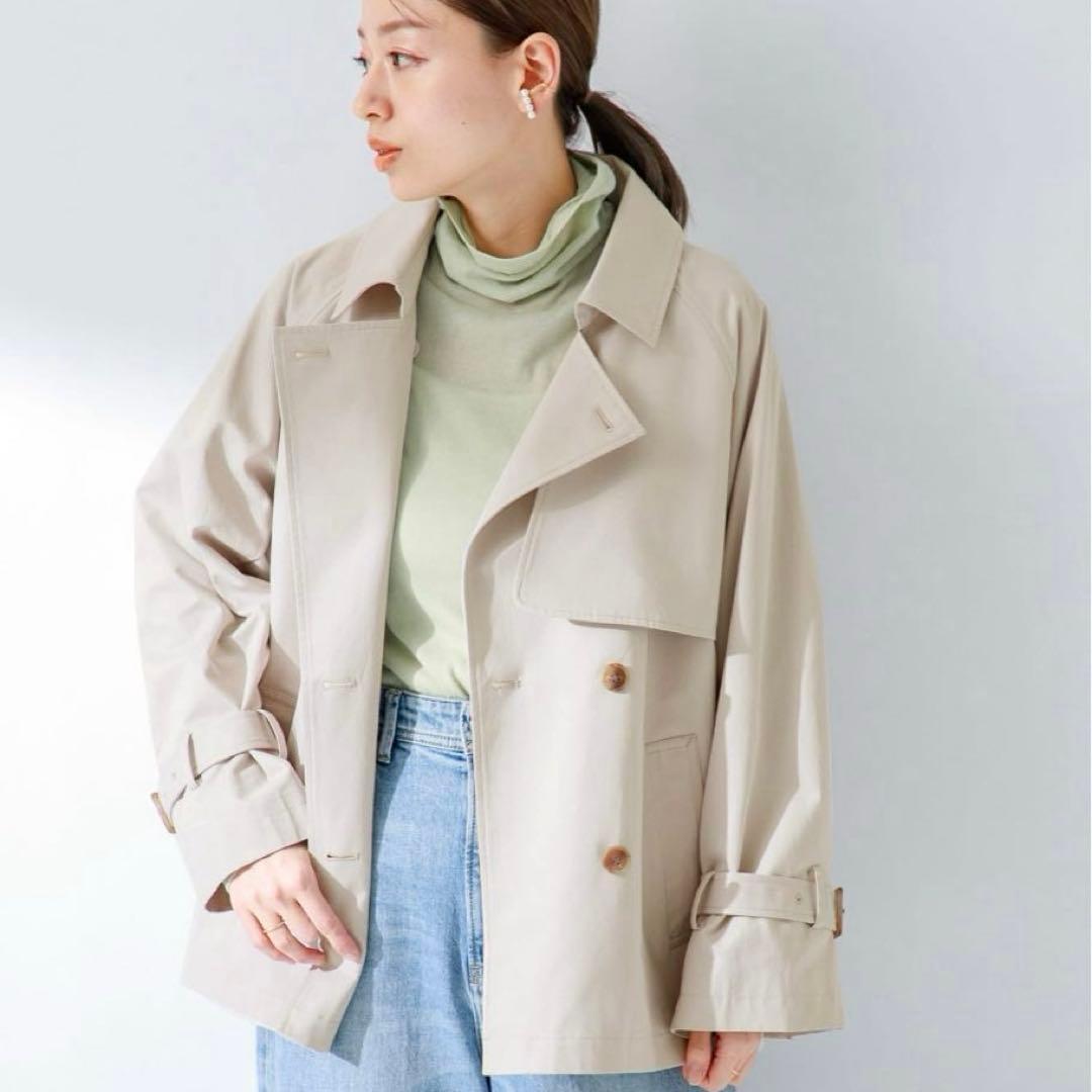 ★美品★アーバンリサーチサニーレーベル撥水ショートトレンチコート