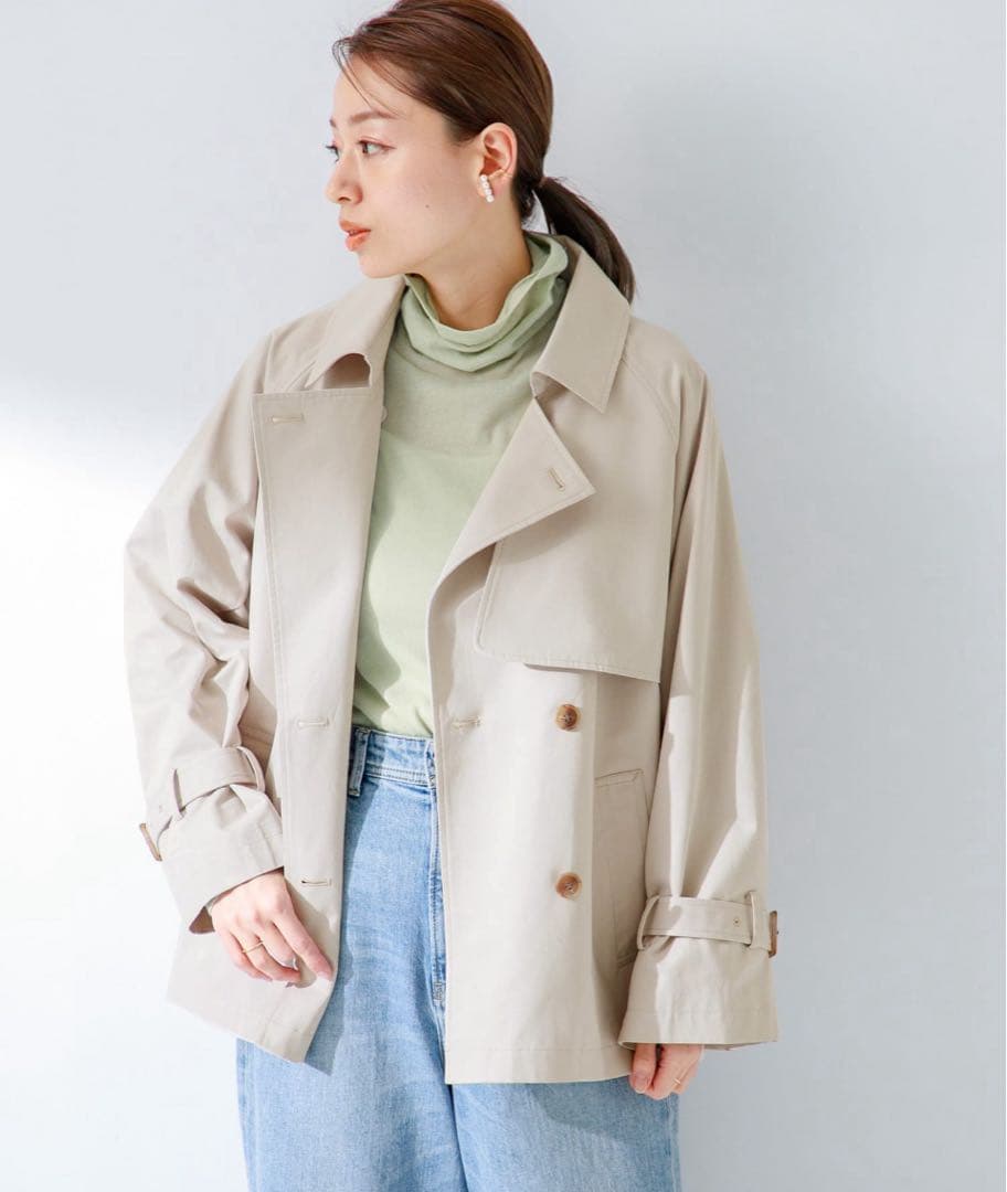 ★美品★アーバンリサーチサニーレーベル撥水ショートトレンチコート