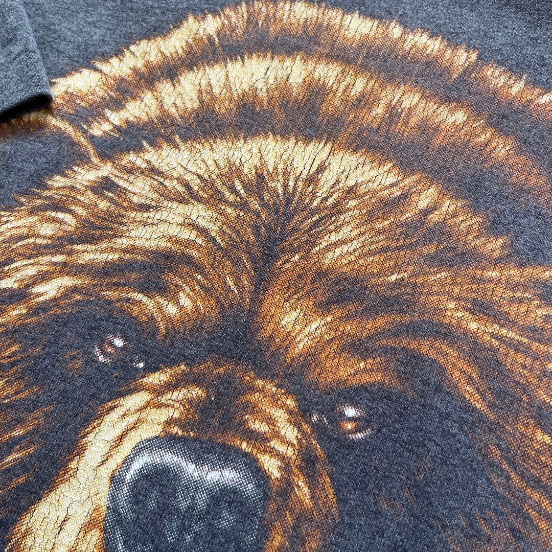 90s ハーレー Tシャツ グリズリー 3D EMBLEM ヴィンテージ USA
