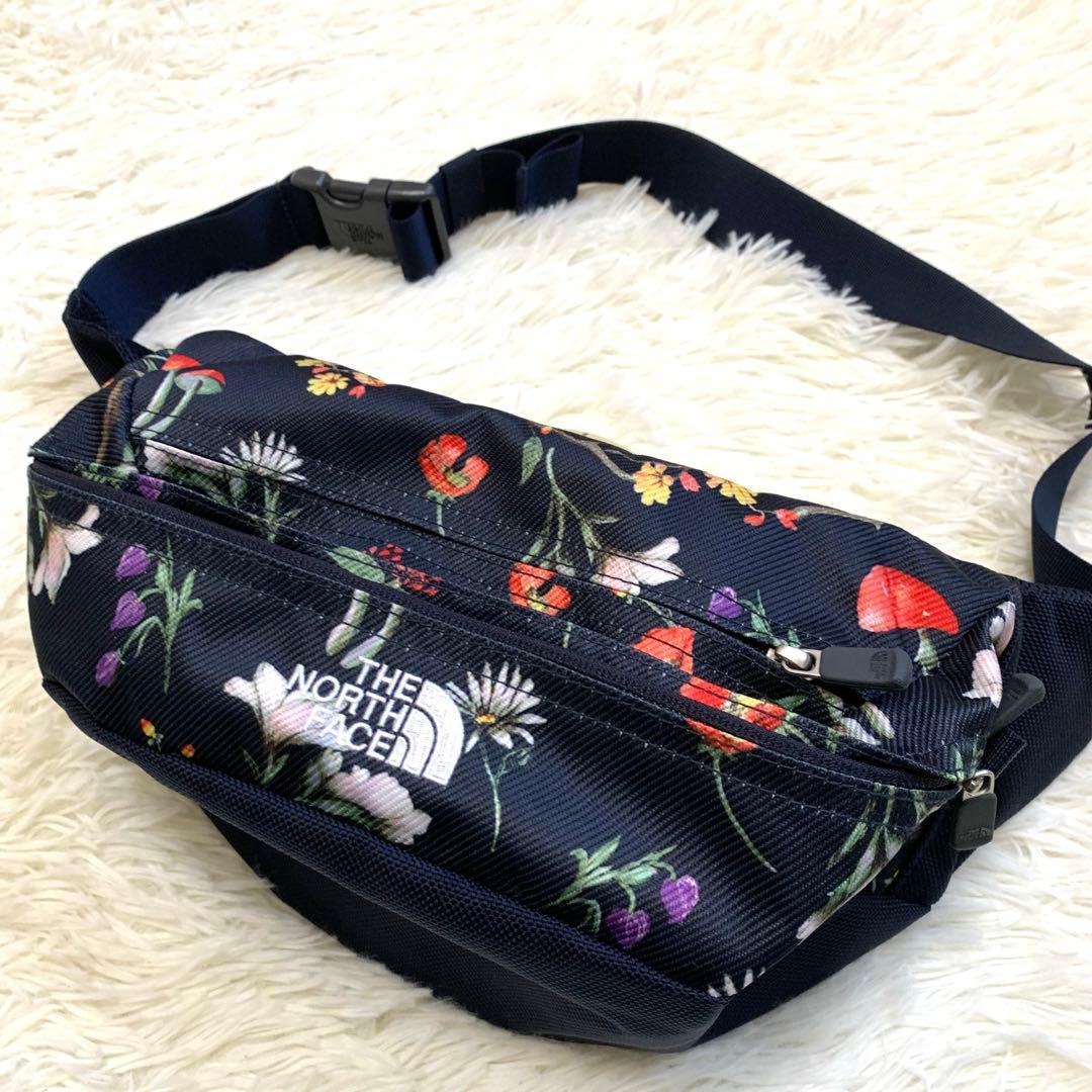 こむぎ　 ボディバッグ　花柄ボタニカル柄　廃盤商品