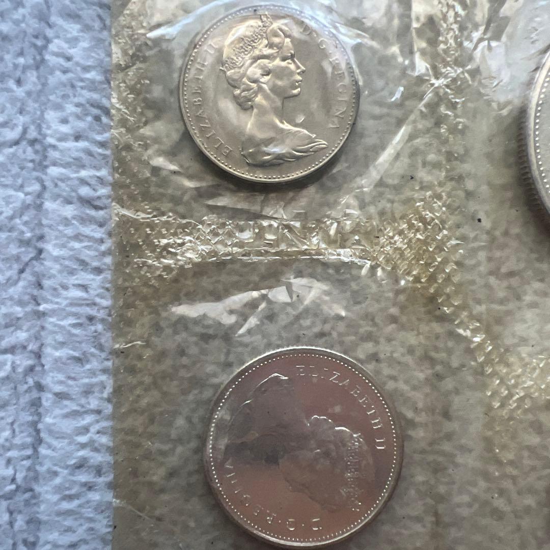 カナダ　銀貨　1965年　(プルーフライク) カナダ連邦　セット