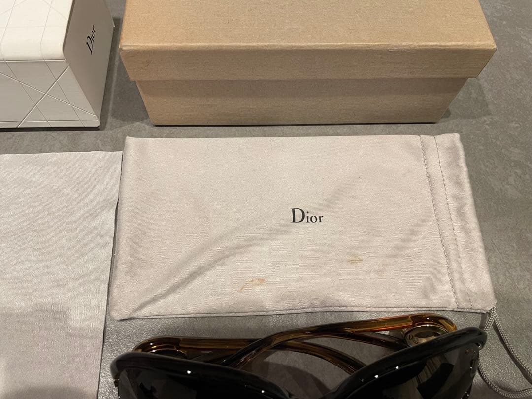 美品Christian Dior サングラス ブラウン/ブラック