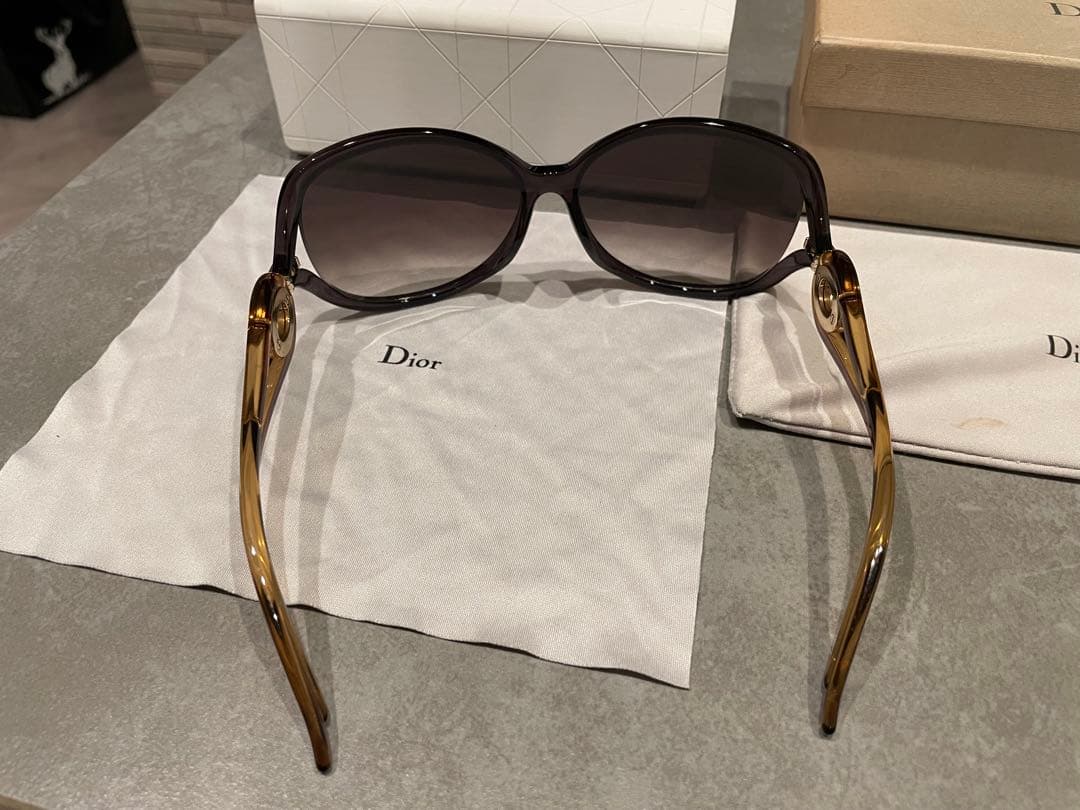 美品Christian Dior サングラス ブラウン/ブラック