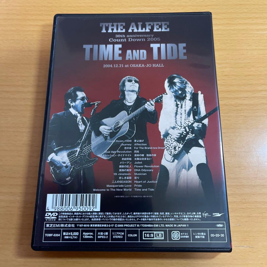 ミュージック DVD THE ALFEE/30th TIME AND TIDE