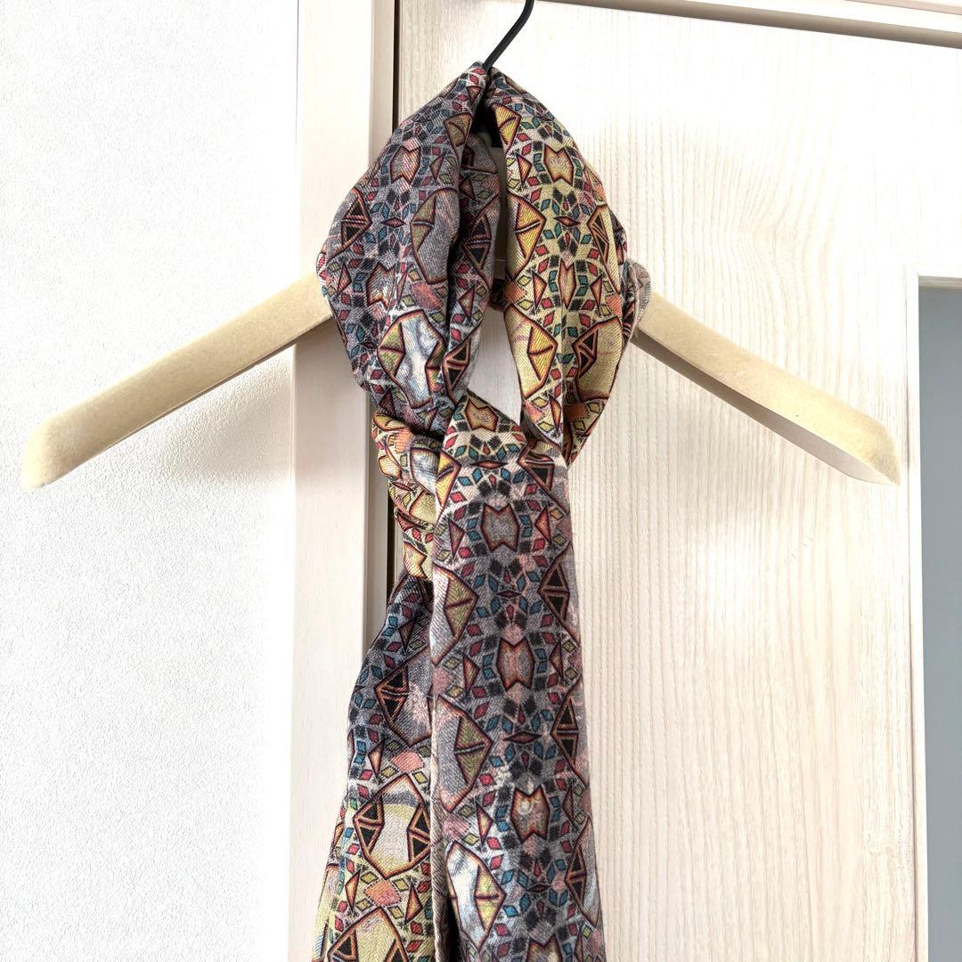 定価12万 イタリア製 ETRO ショール カシミヤシルク リバーシブル