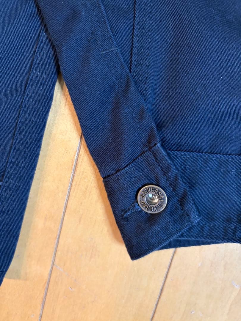 UNIVERSAL OVERALL ネイビー カバーオールとパンツのセットアップ