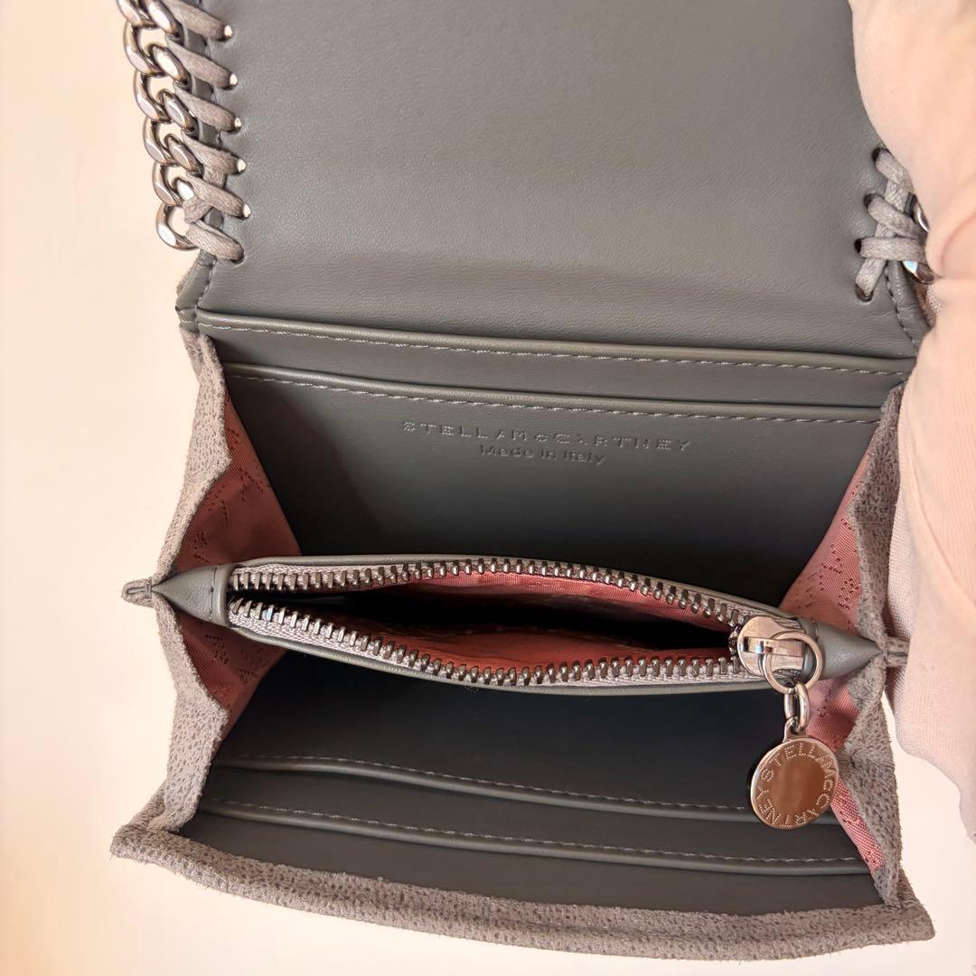 STELLA McCARTNEY 三つ折り財布 グレー　【美品】
