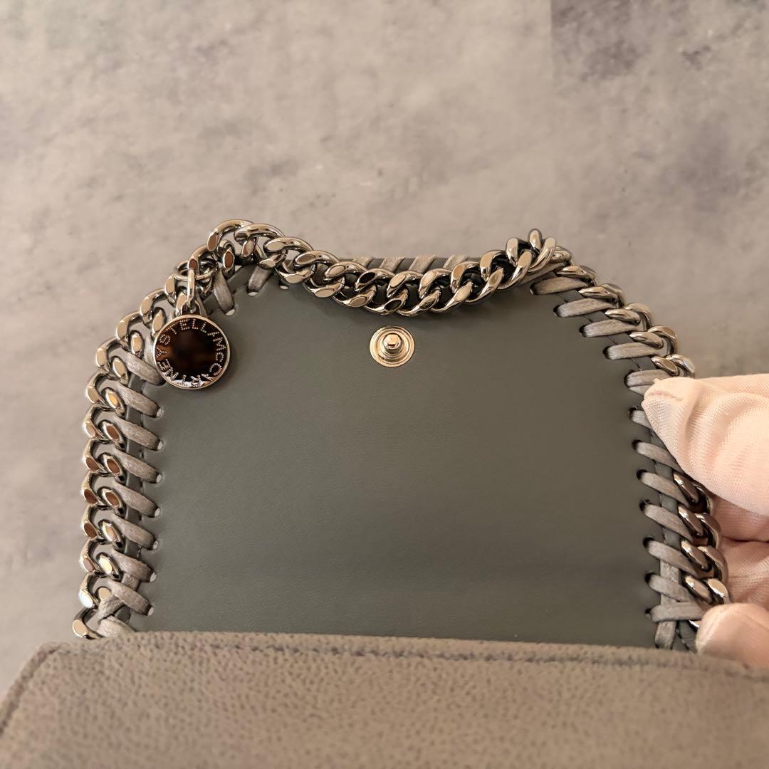 STELLA McCARTNEY 三つ折り財布 グレー　【美品】