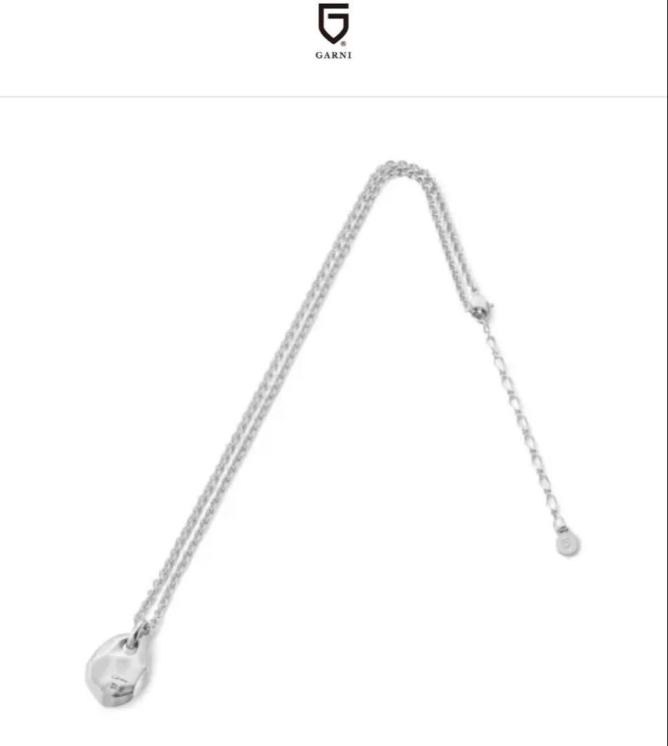 【週末売切り】GARNI ガルニ クロッケリー M シルバーネックレス