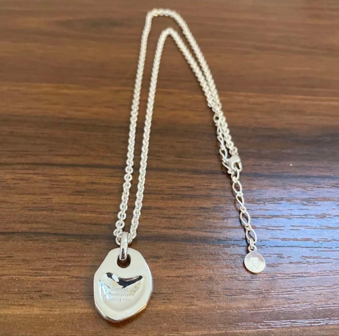 【週末売切り】GARNI ガルニ クロッケリー M シルバーネックレス