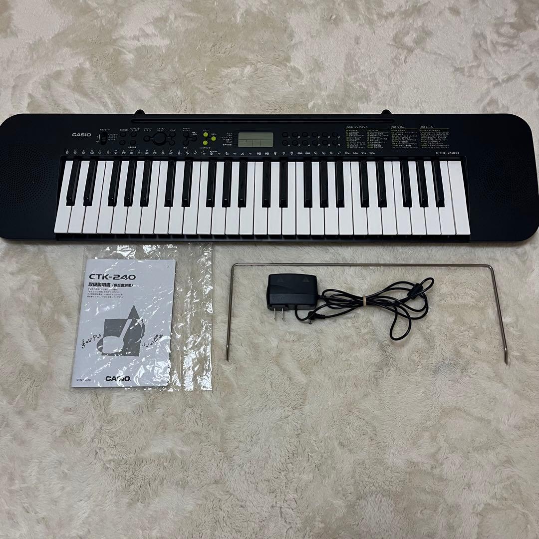 CASIO CTK-240 カシオ キーボード 初心者 ベーシック 17年製