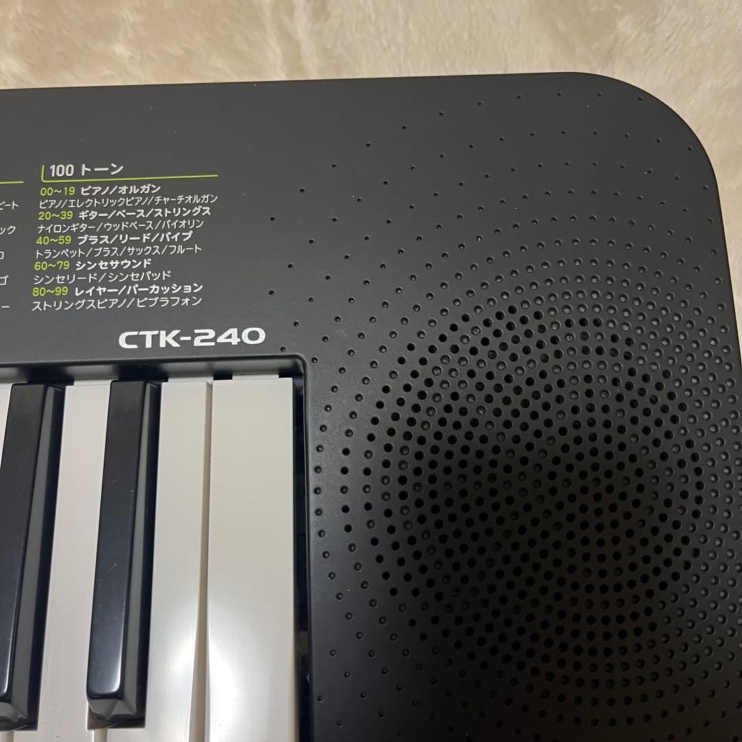 CASIO CTK-240 カシオ キーボード 初心者 ベーシック 17年製