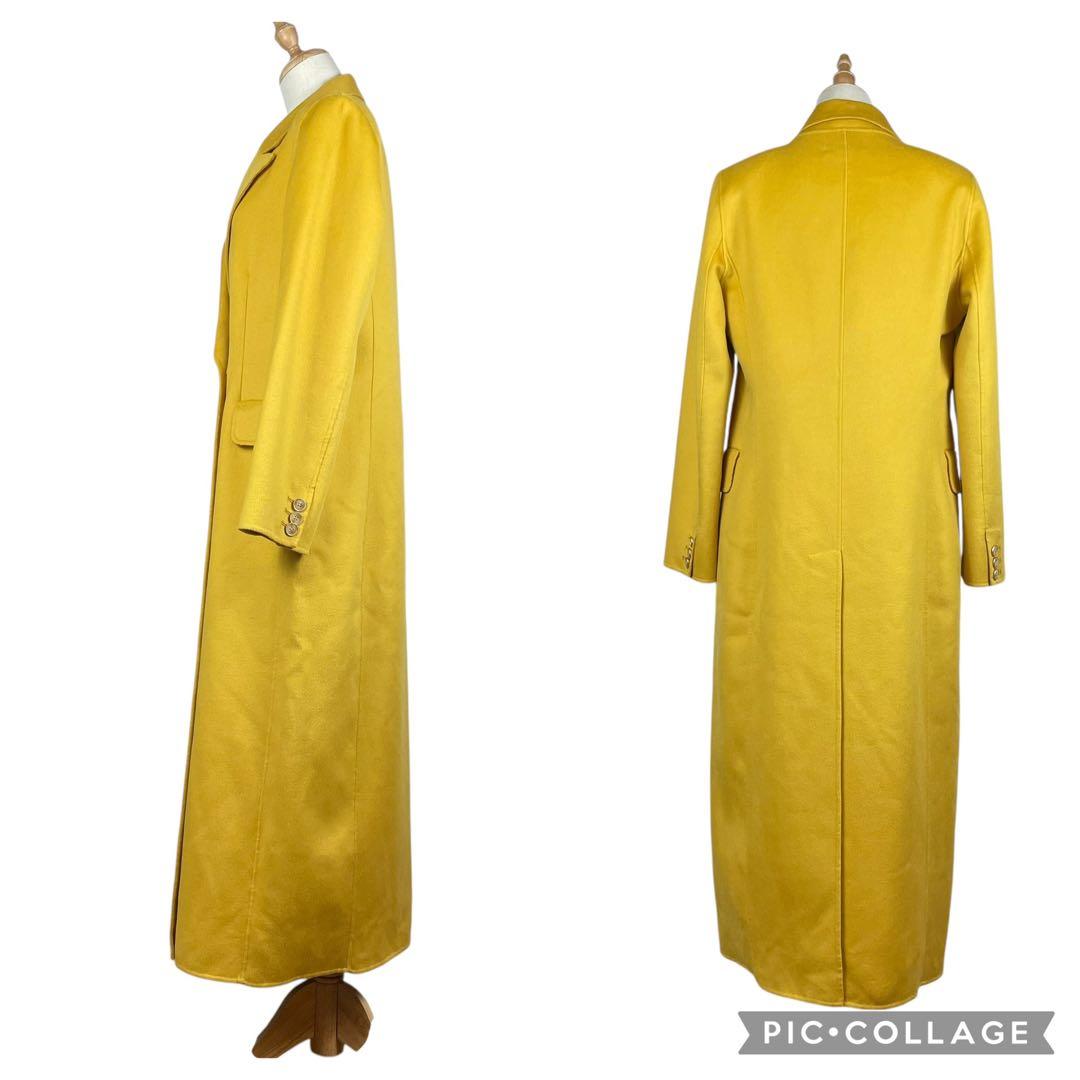 【新品・未使用】ALMA ROSA COAT★ロングコート　イエロー　42
