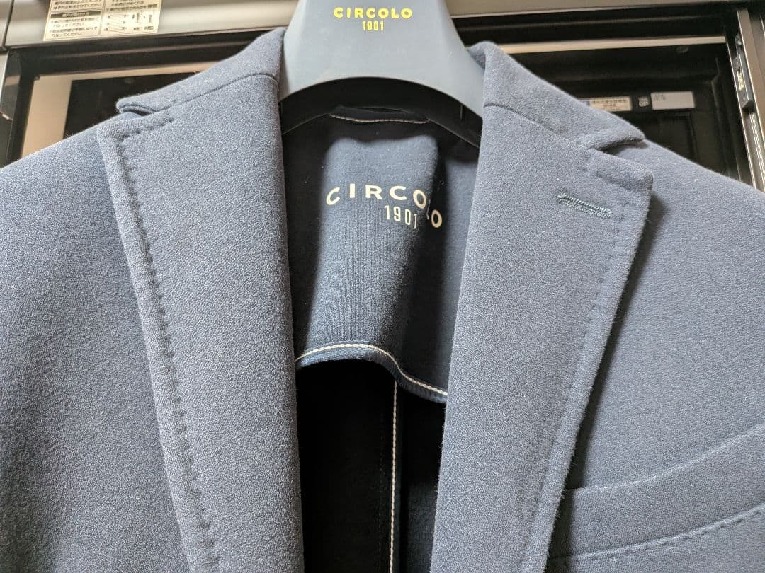 【極美品】CIRCOLO 1901 ネイビー テーラードジャケット
