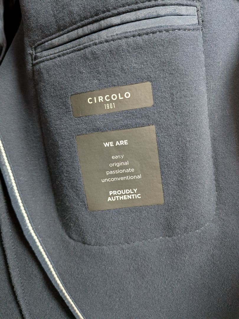 【極美品】CIRCOLO 1901 ネイビー テーラードジャケット