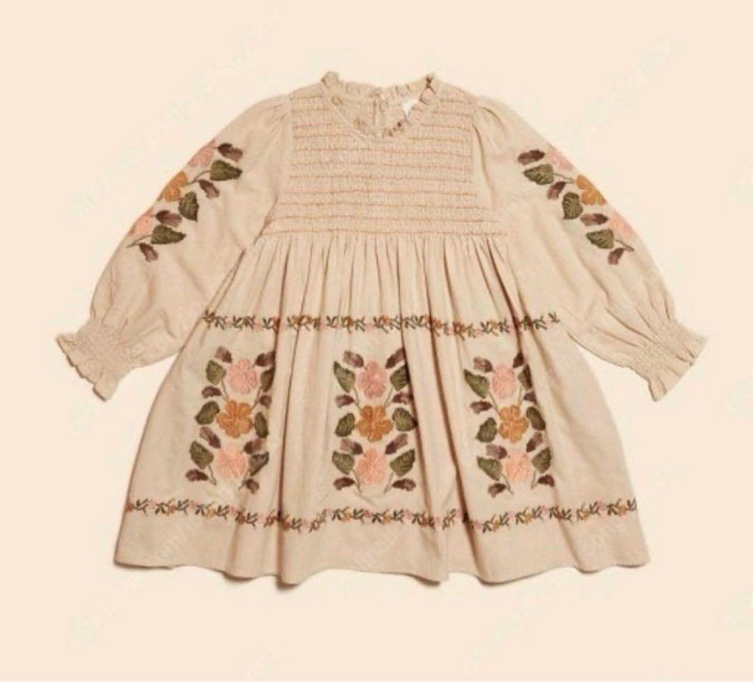 Apolina23aw アポリナmia ワンピース2-3y