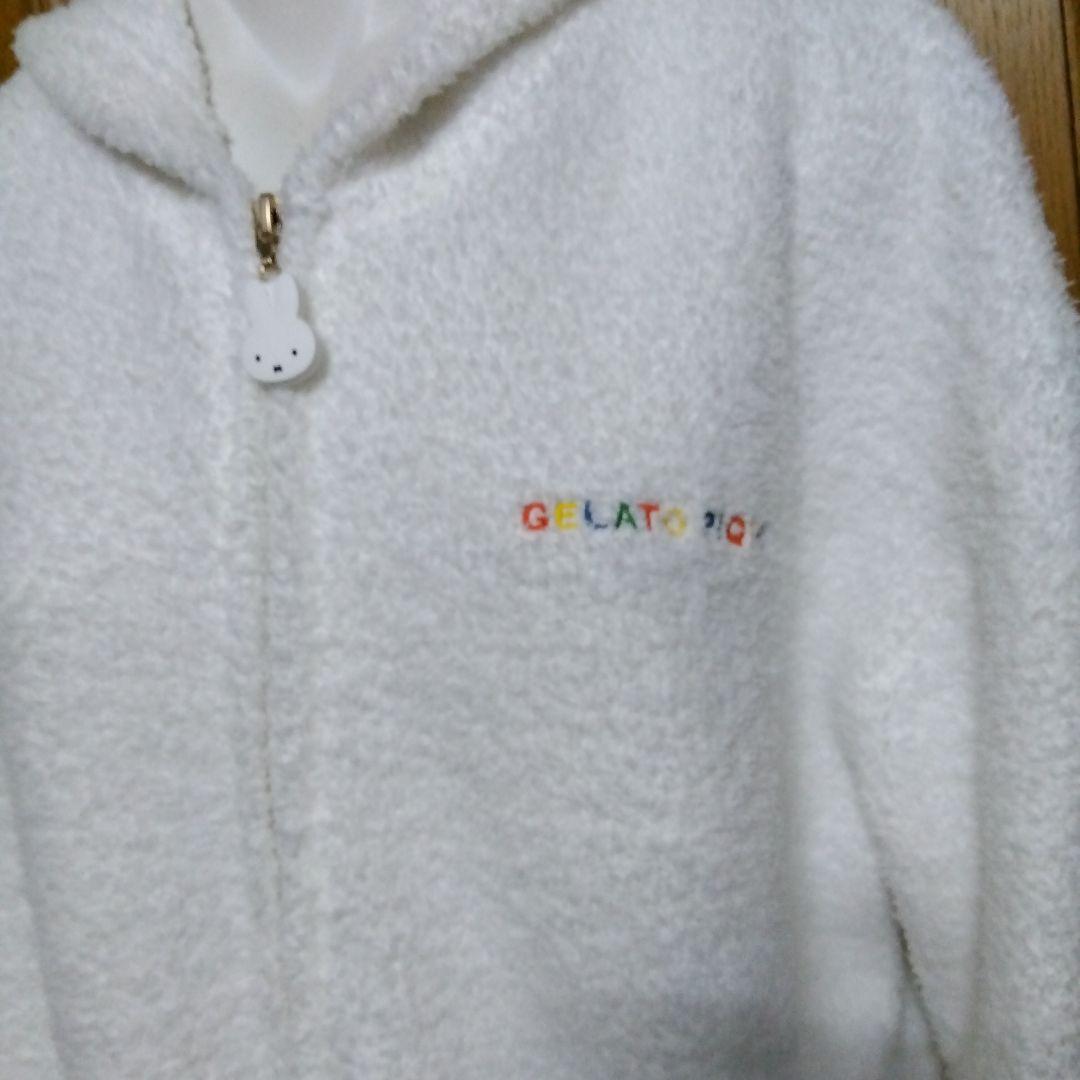 GELATO PIQUE ミッフィーフード付きルームウェア ホワイト