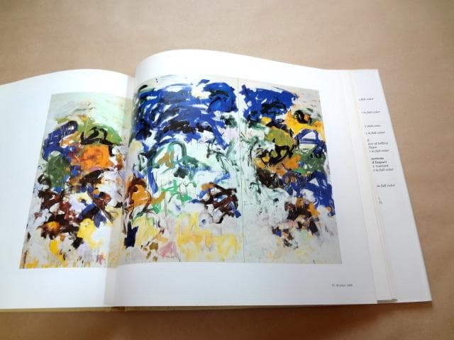 ジョアンミッチェル 画集 Joan Mitchell Klaus Kertess