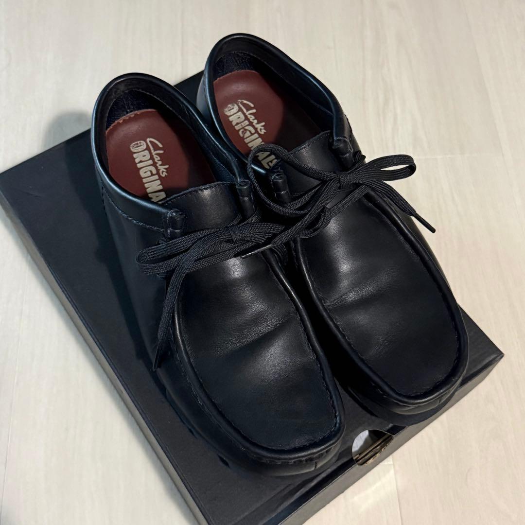 Clarks ワラビー GORE-TEX ブラック スムースレザー
