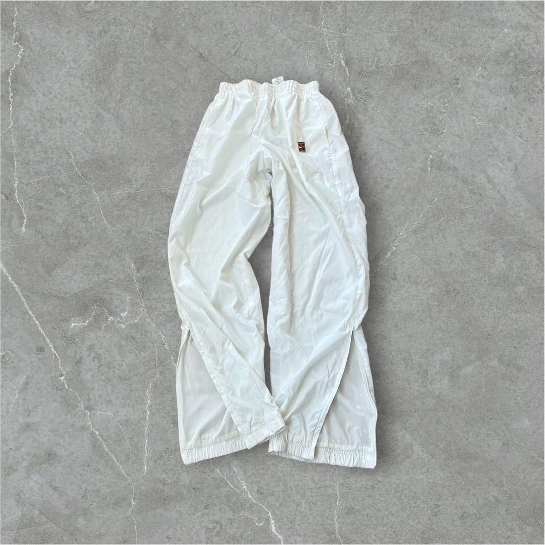 【美品】OLD 90s NIKE ナイロンパンツトラックパンツ 銀タグ テック系