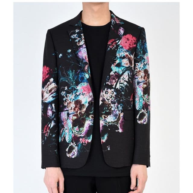 完売美品！LAD MUSICIAN 19ss 花柄テーラードジャケット 44 M