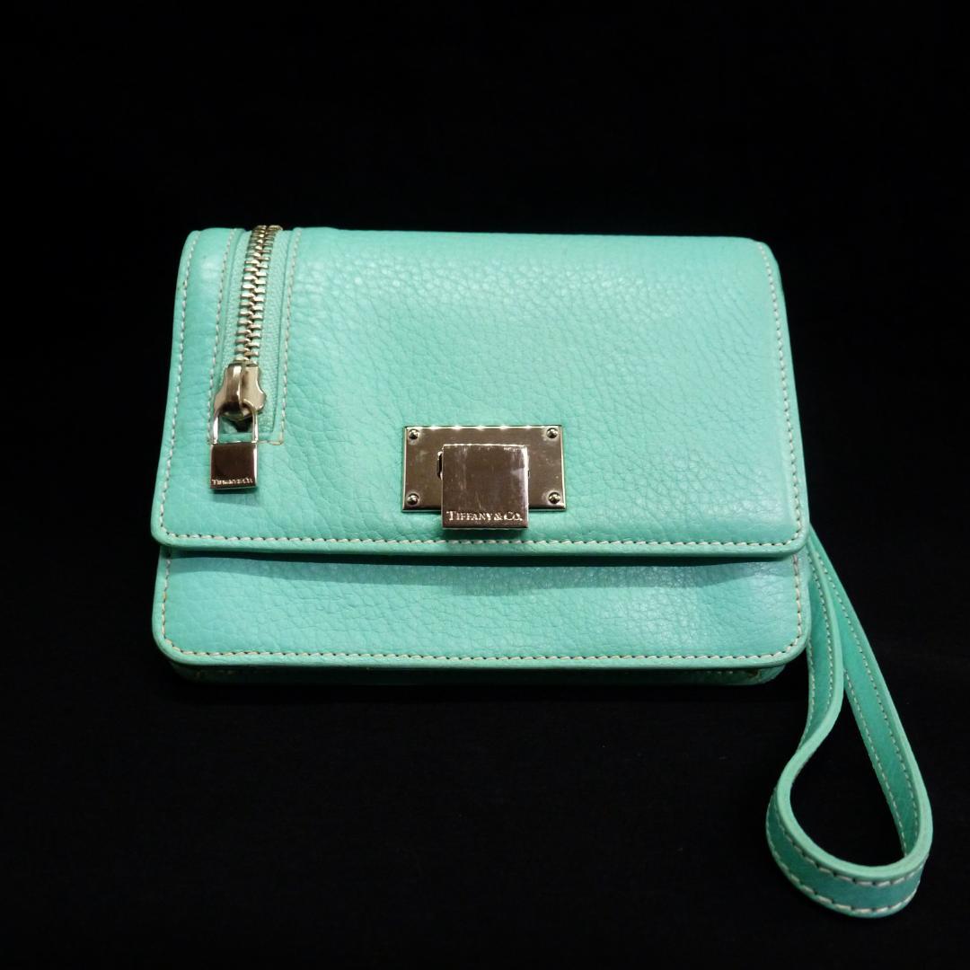 TIFFANY&CO. ティファニー ウォレット ストラップ付 財布 折り財布