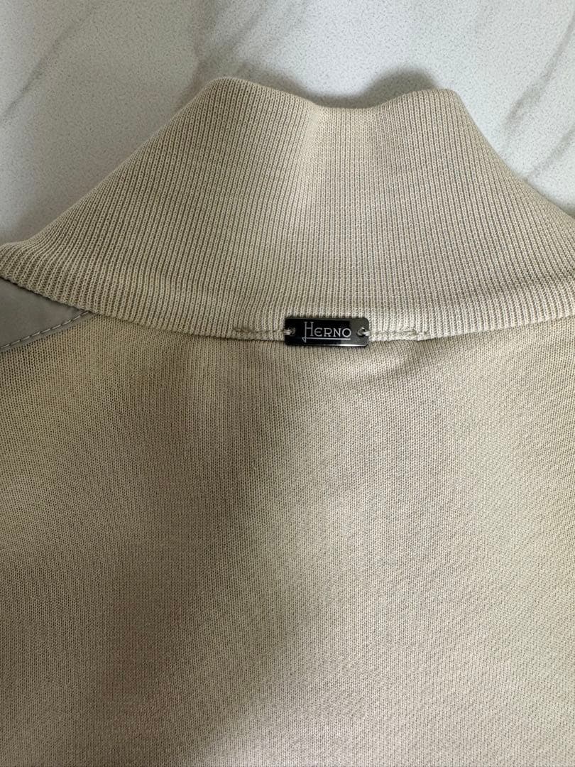 【美品】HERNO ヘルノ スウェットブルゾン 46
